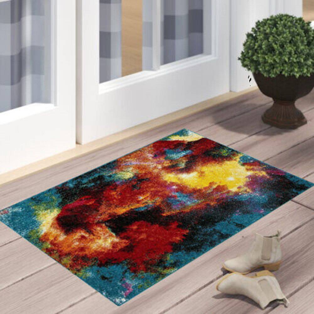 Metro Lane Alrita Rug Yellow, Red cm