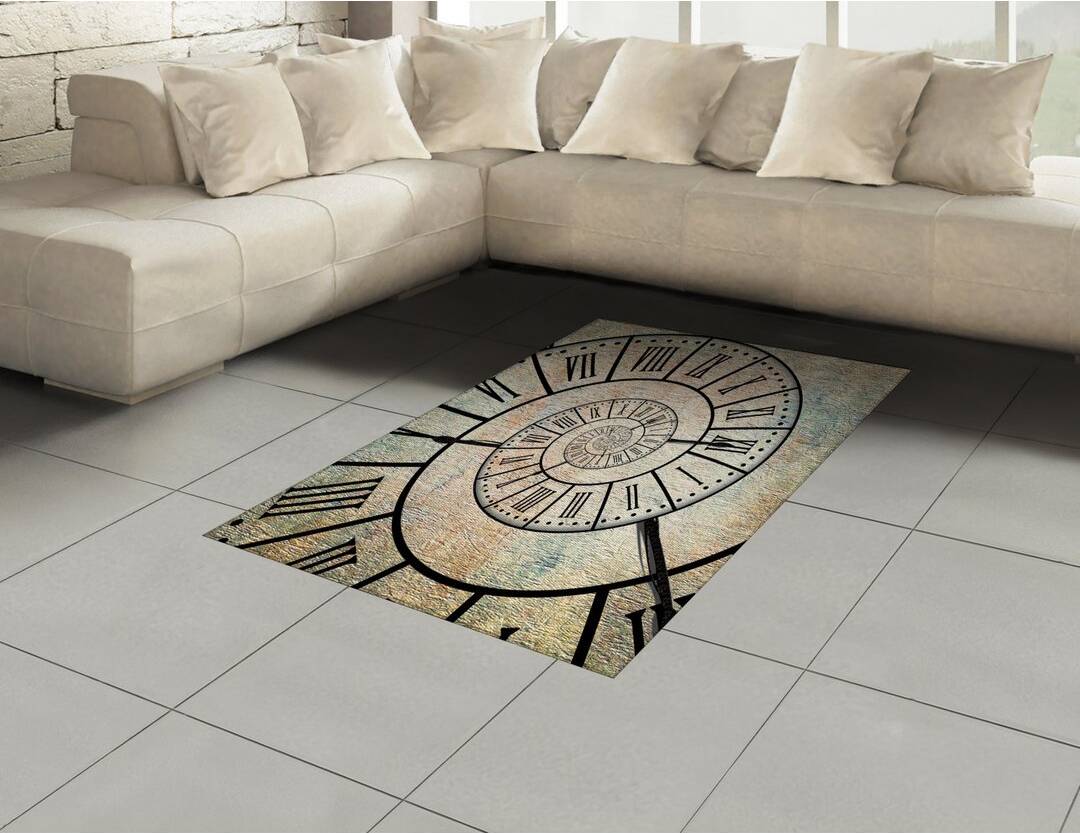 Ebern Designs Plainfield Flatweave Sepia Rug