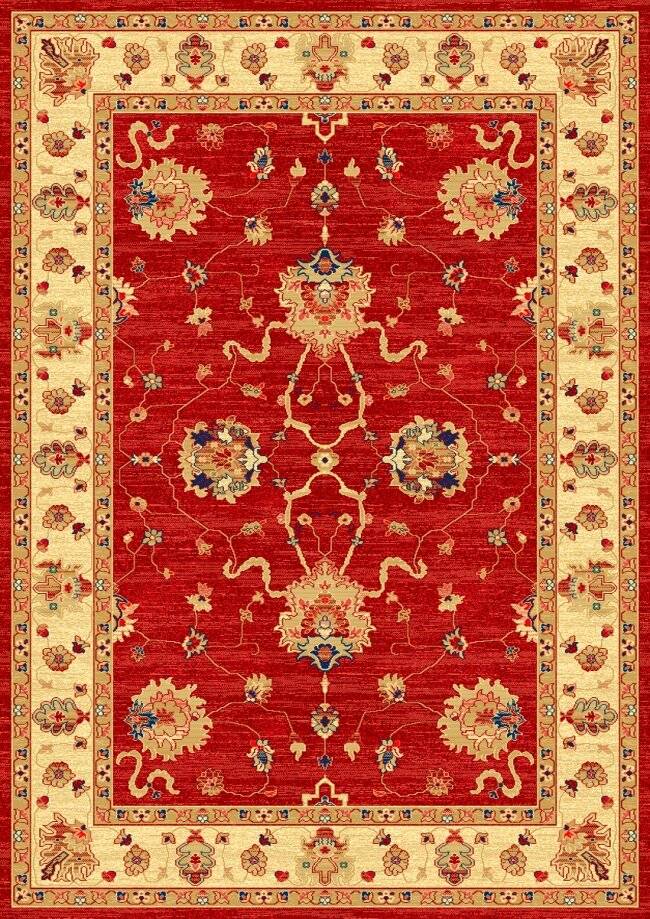Rosalind Wheeler Bairo Wool Garnet Rug