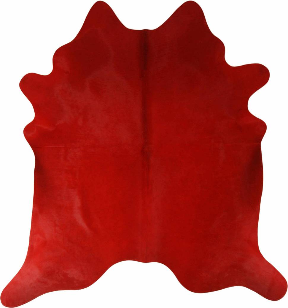 Union Rustic Weldon Cowhide Red