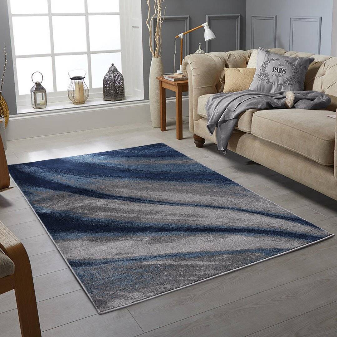 Wade Logan Varak Grey/Navy Rug