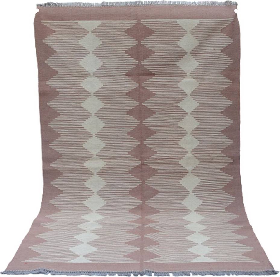 Ebern Designs Kilim Rug Brown