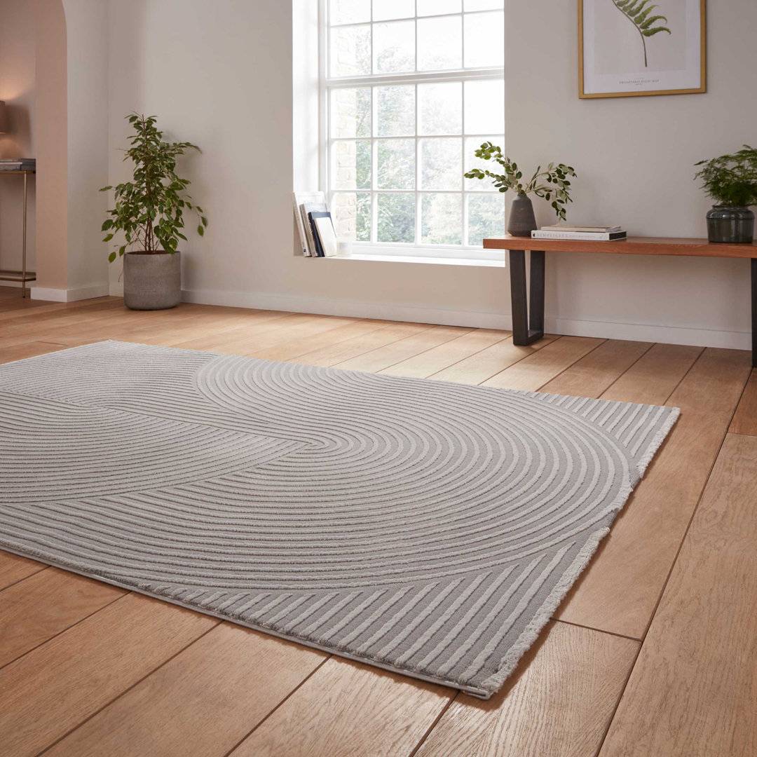 Brayden Studio Atward Rug Grey