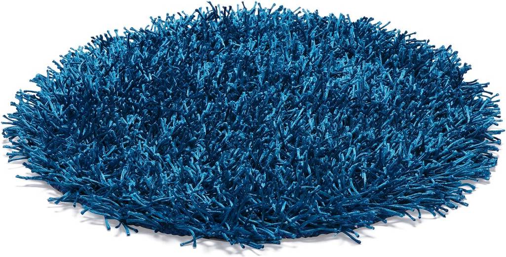 Ebern Designs Cumberbatch Shag Ultramarine Rug Blue
