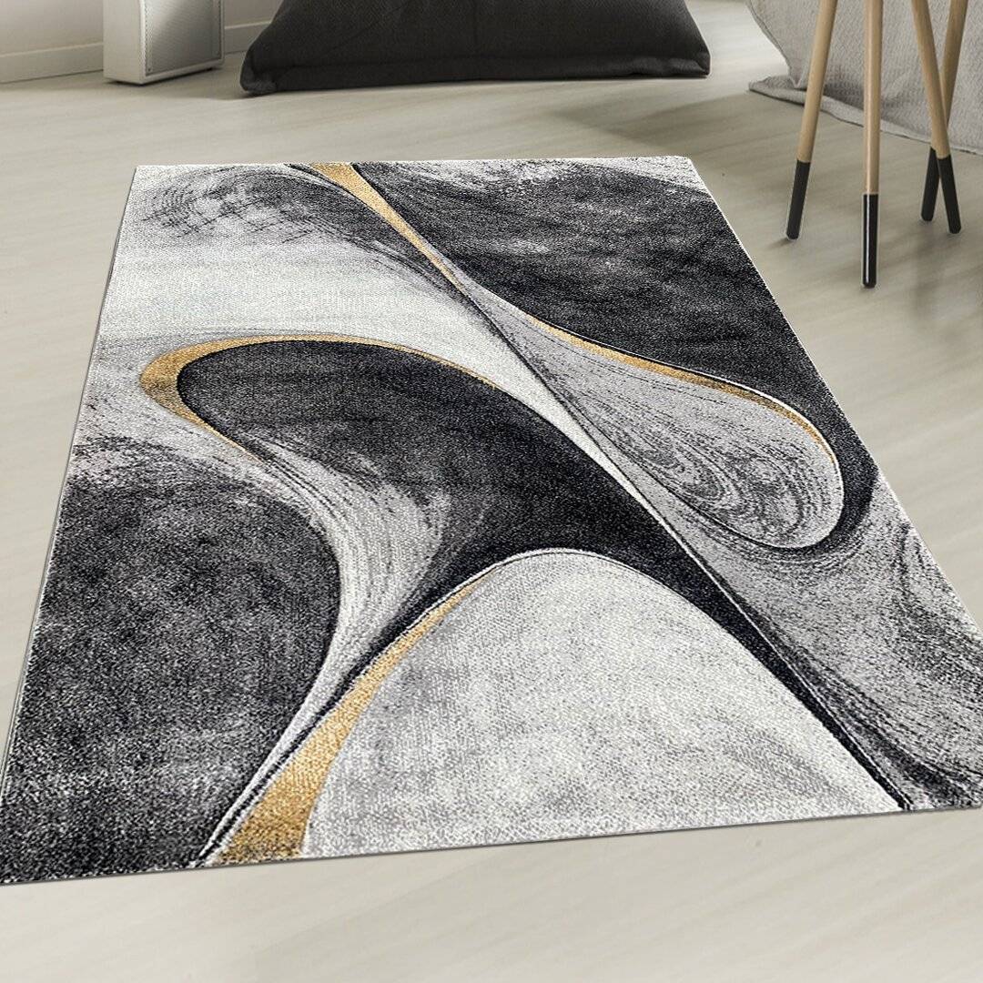 Ebern Designs Monarch Rug Grey