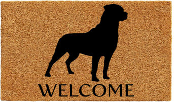 Calloway Mills Rottweiler White, Black