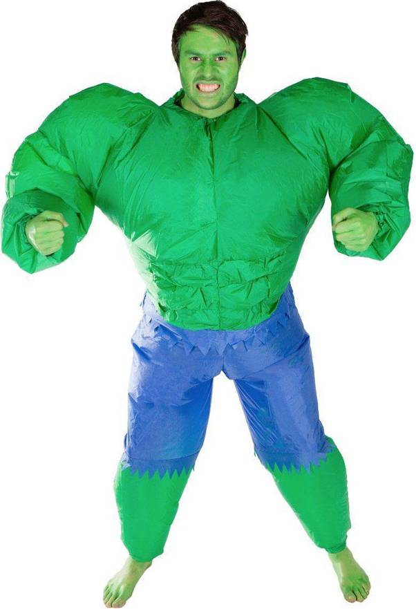 Hulk costume Fancy Dress bodysocks Inflatable Hulk Costume Adult