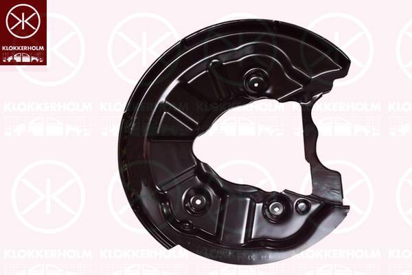 Klokkerholm Brake Disc Back Plate Rear Axle Right
