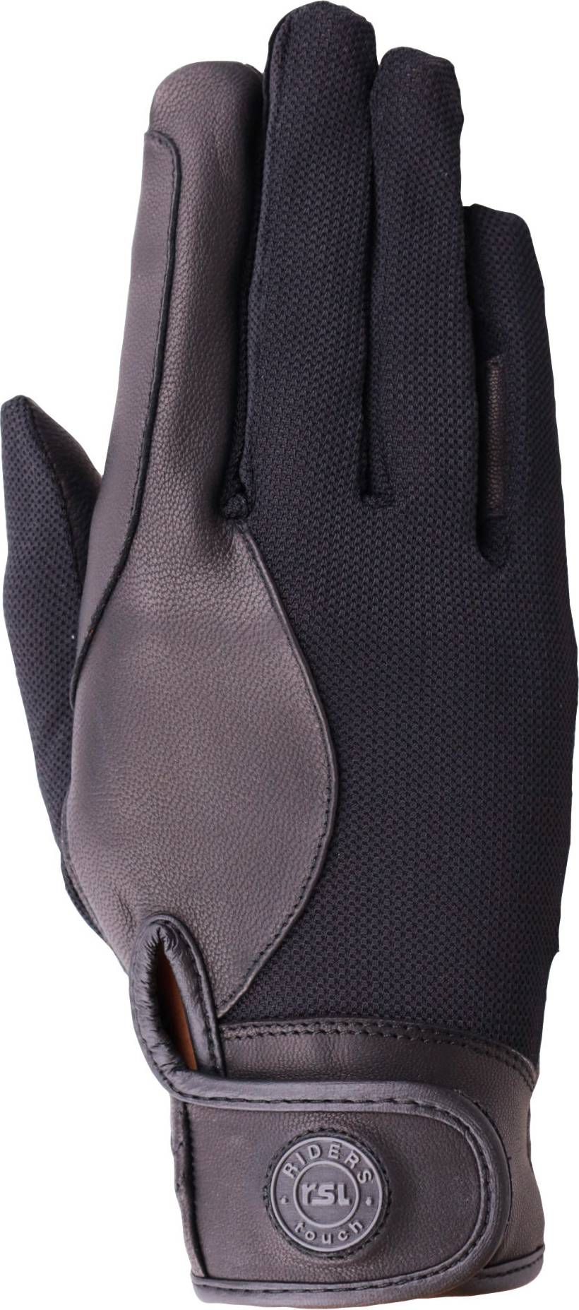 RSL Leather Riding Gloves Riders Touch Osaka - Marron