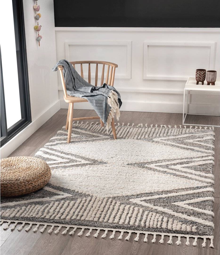 Gracie Oaks Power Loom Rug