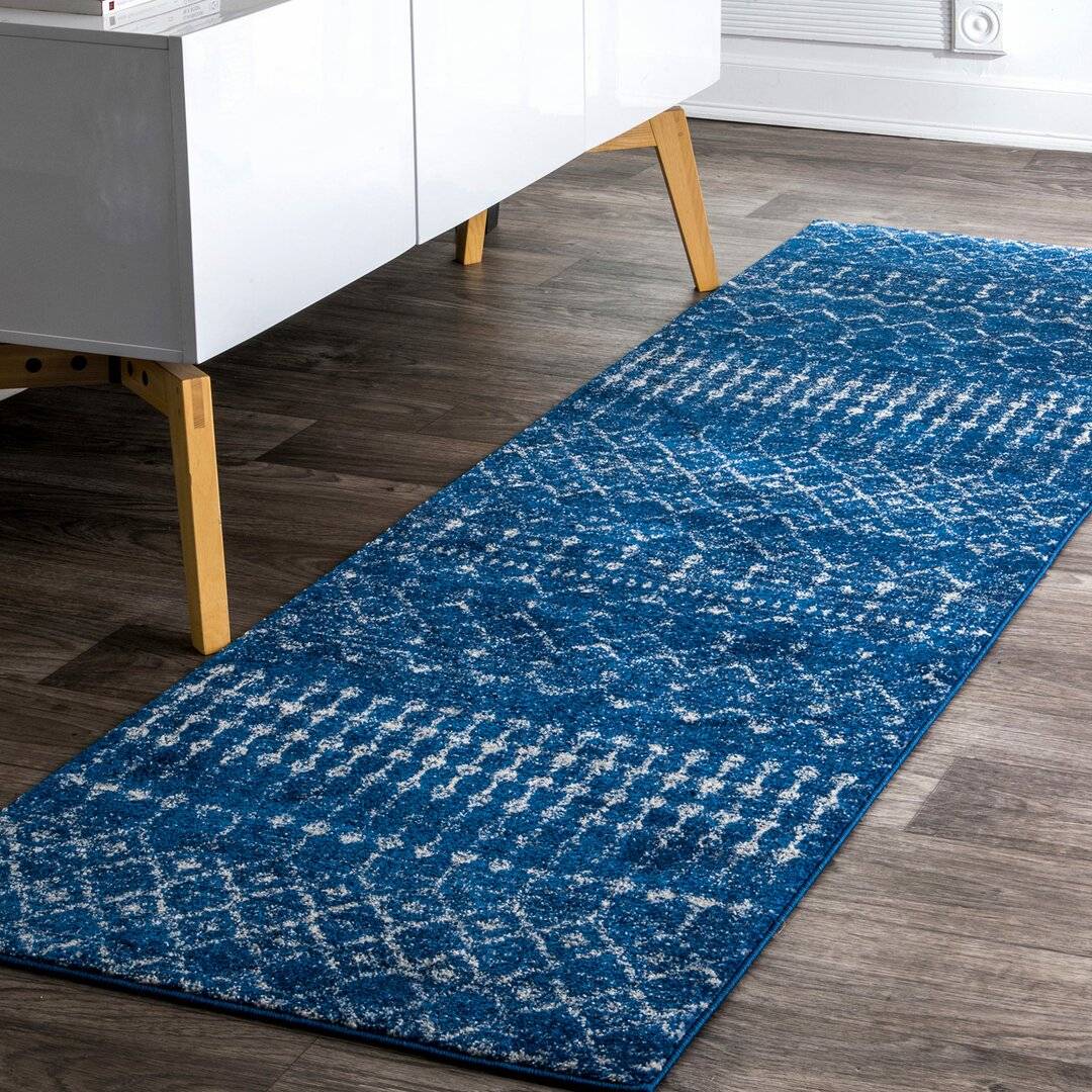 Blue Elephant Maslah Rug Blue