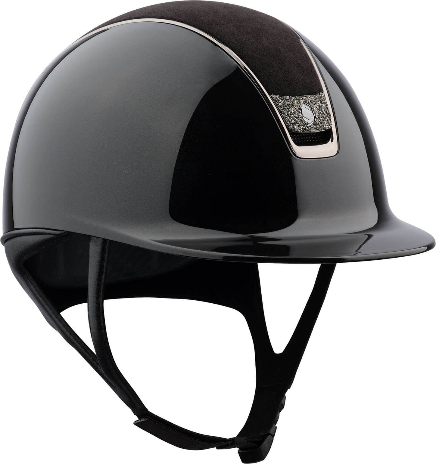 Samshield Custom Shadowglossy Alcantara 2.0 Riding Helmet - Noir