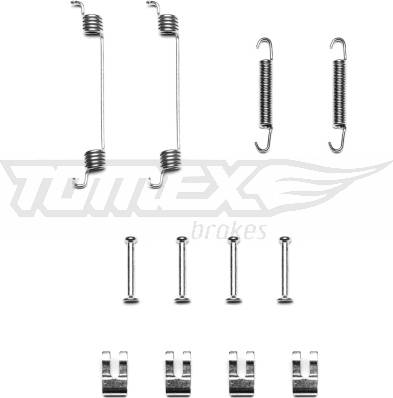 Tomex TX 40-58 Accessory Kit Brake Shoes Rear Axle