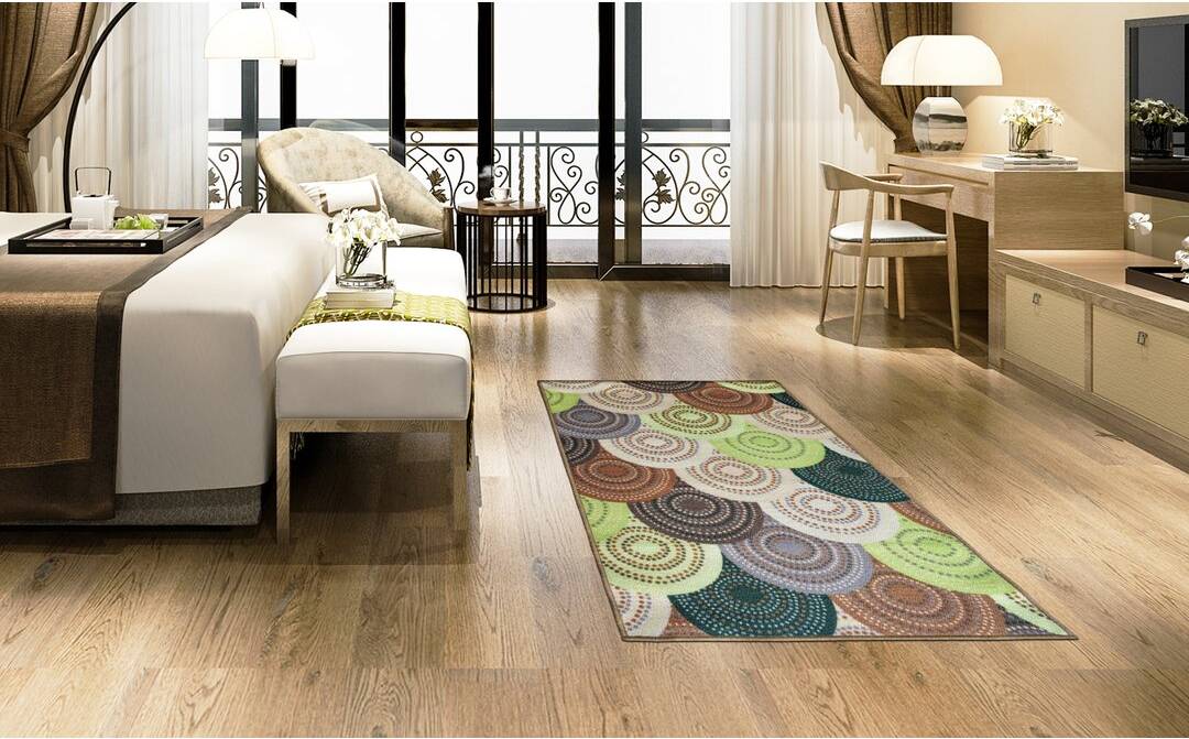 Brayden Studio Claridge Rug Green