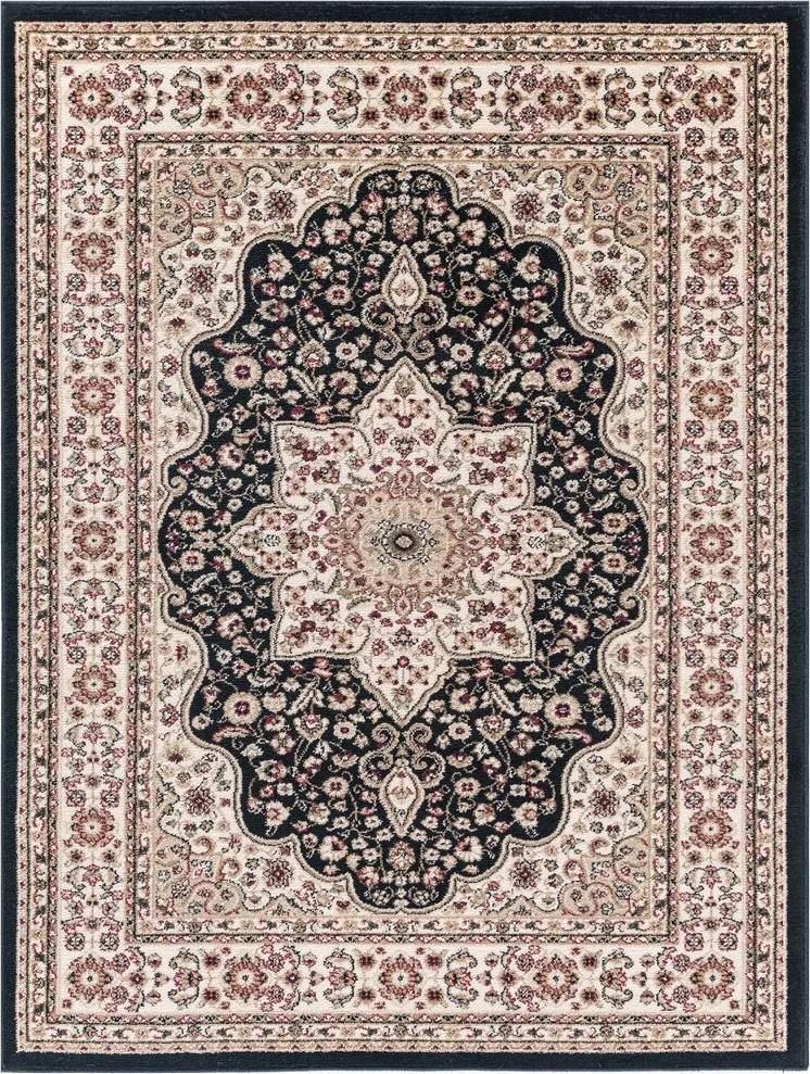 Three Posts Albers Black/Cream Rug