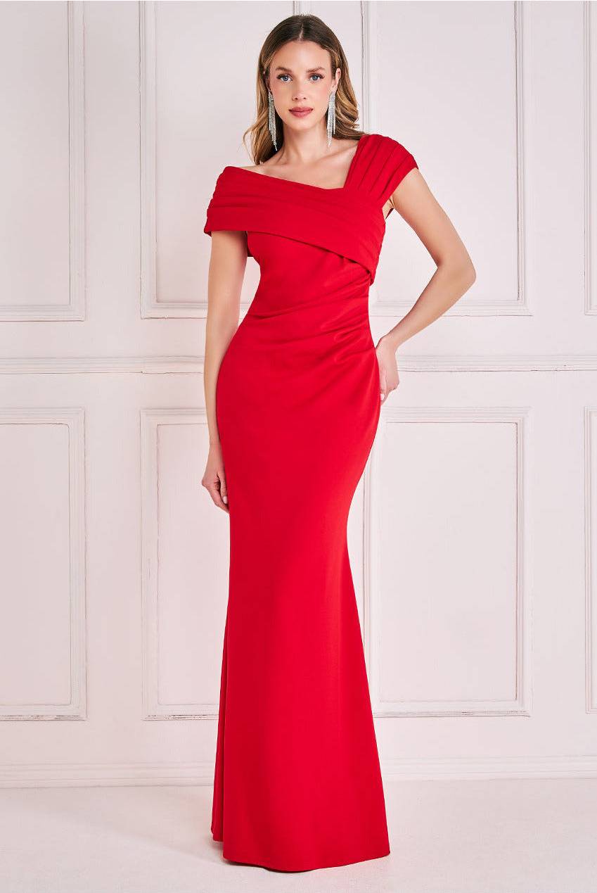 Vestido One Shoulde Maxi - Rouge