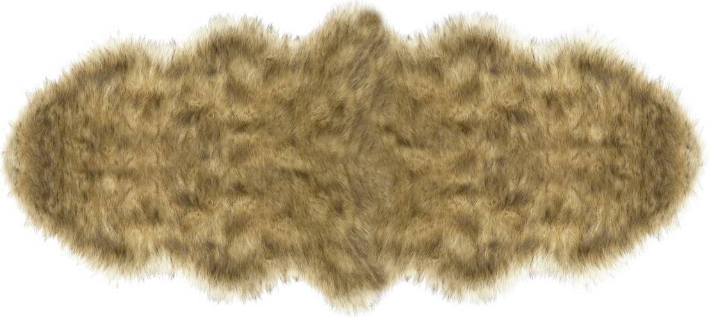 Union Rustic Sheepskin Rug Brown cm