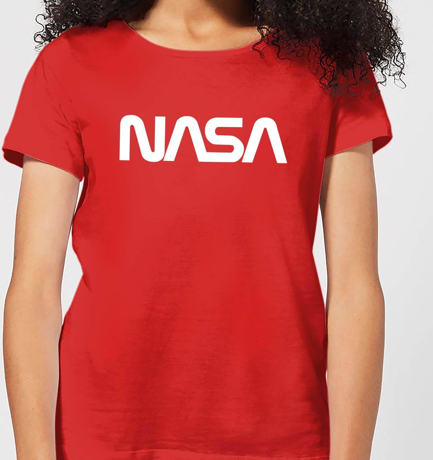 Worm Logotype Dames T-shirt - Rood