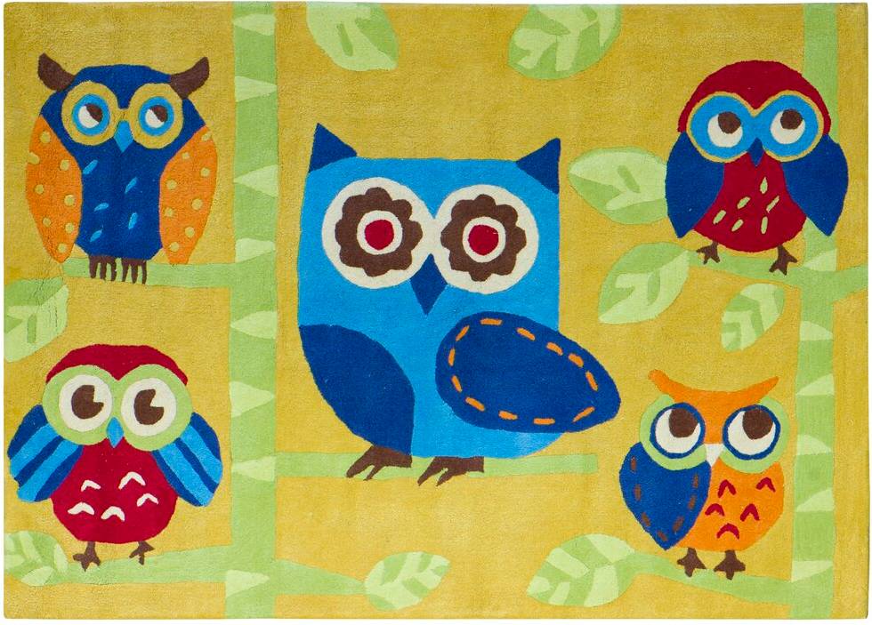 Happy Larry Rudolph Rug Red