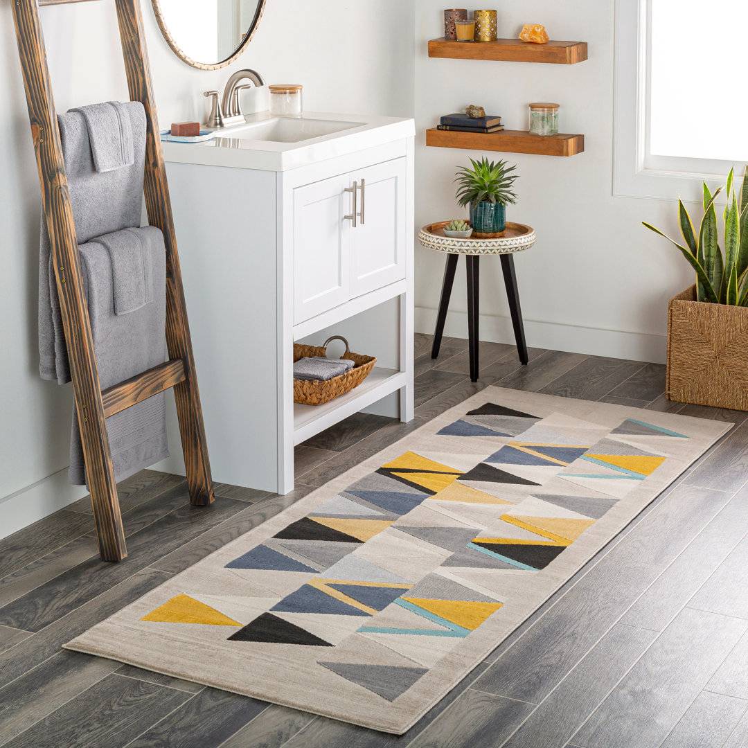 Rockhampton Mustard/Aqua Rug