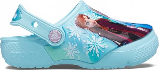 Crocs Toddler Fun Lab Frozen II Clogs - Ice Blue