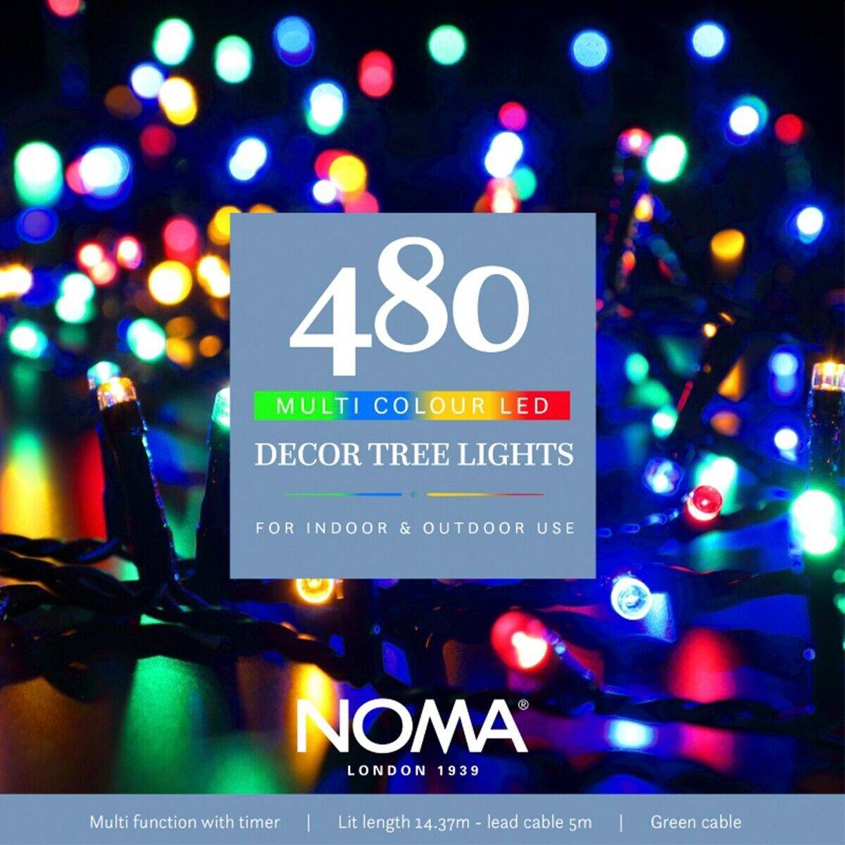 Plug in fairy lights Noma Plug In Christmas Tree Fairy Lights LEDs String Light
