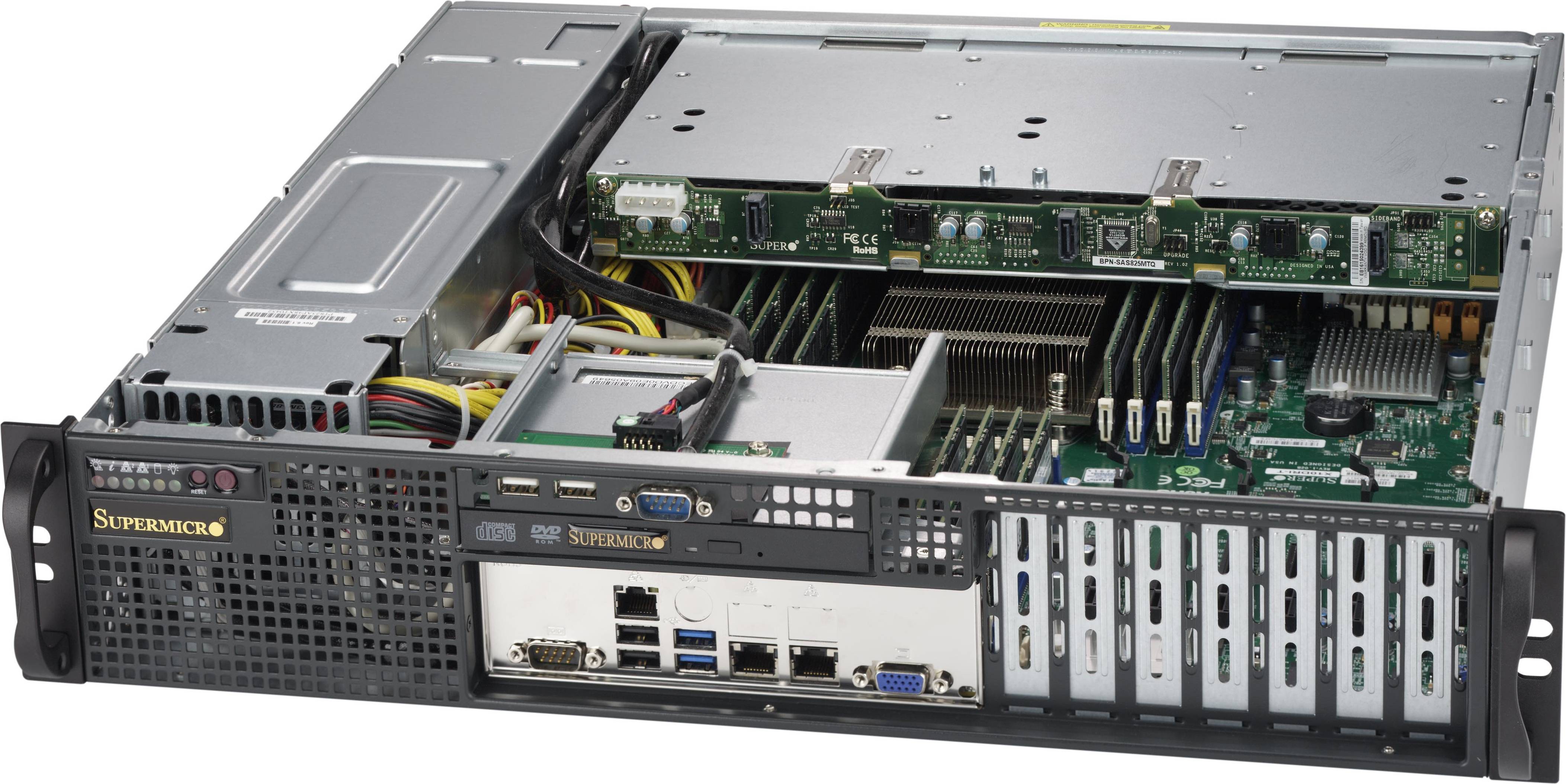 SuperMicro SuperChassis 823MTQC-R802LPB Rack 800 W