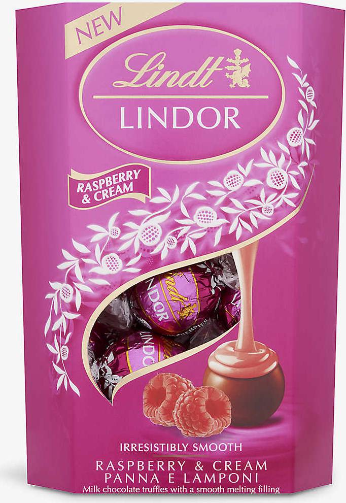Lindt truffles Lindt Raspberry Milk-chocolate Truffles 200g 1pack