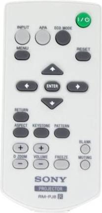 Sony Télécommande Projecteur Boutons