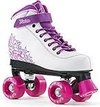 Vision II Patines Quad Infantil Morado Rosa Blanco