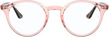 Ray-Ban RX 2180V 8081 Rund Glasögon Rosa