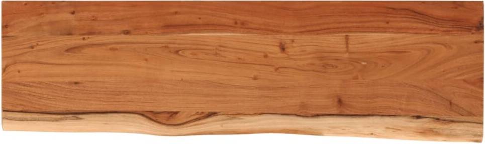 vidaXL Floating Rack Acacia Live Edge