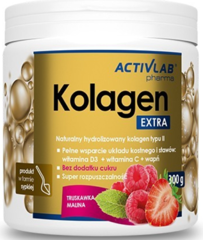 Activlab Collagen Extra Raspberry Strawberry Powder 300g