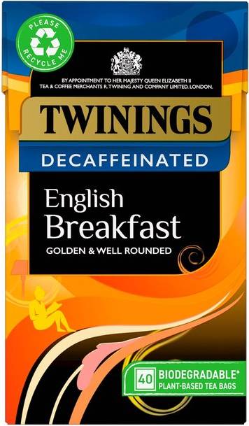 Decaffeinated English Breakfast Tea With 40 Tea