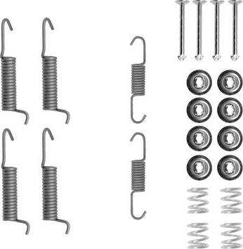 Bosch Accessory Kit Parking Brake Shoes With Spring