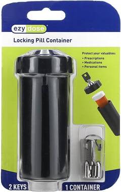 Ezy Dose Locking Pill Container 3-Count
