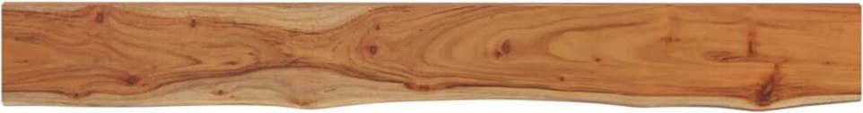 vidaXL Floating Rack Acacia Live Edge