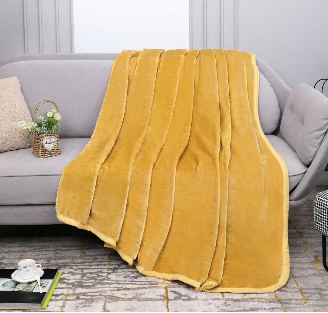 Zipcode Design Cody Throw Blankets Yellow