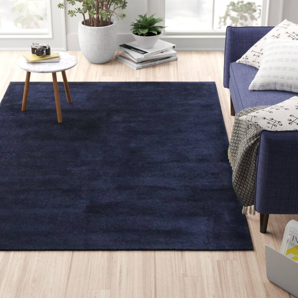 Brayden Studio Siding Spring Tufted Blue