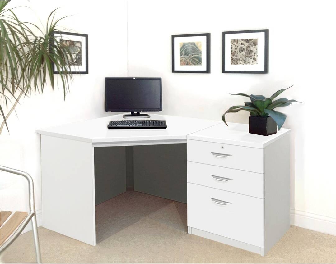 Corner computer desk with storage Ebern Designs Nemisco Corner Computer Writing Desk