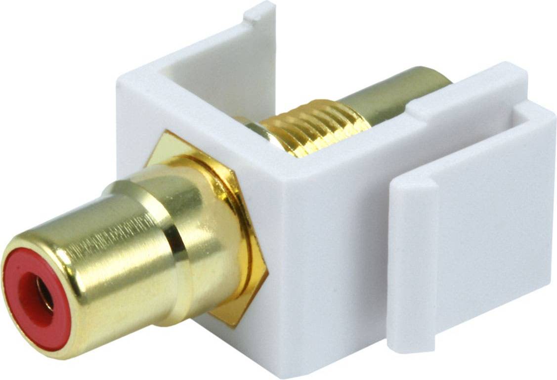 Monoprice Keystone Jack Modular RCA