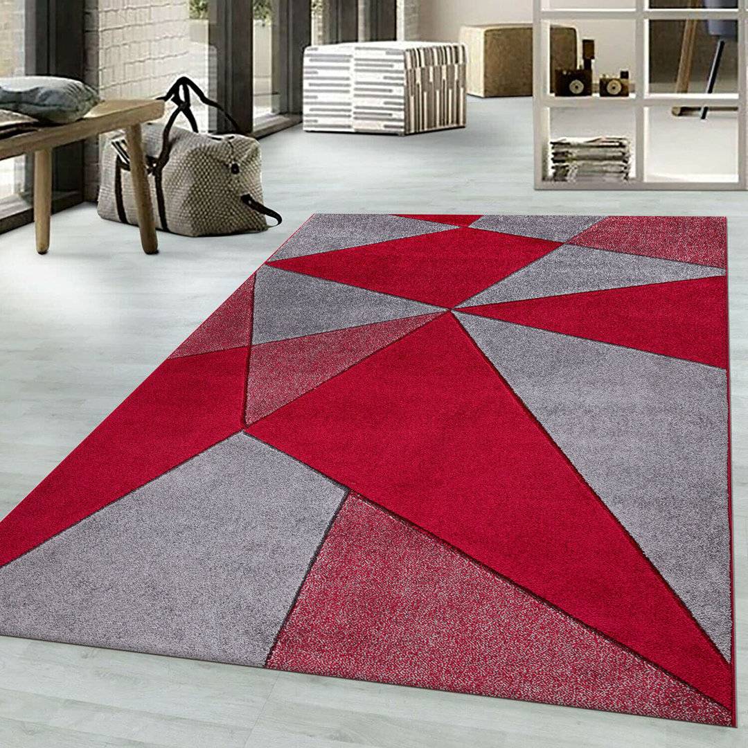 Corrigan Studio Arista Machine Woven Rug Red