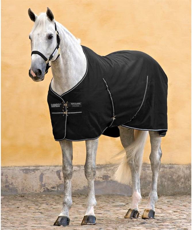 Horseware Rambo Stable Rug - Black/Black