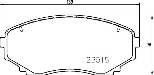 Brembo P 54 059 Brake Pad Set