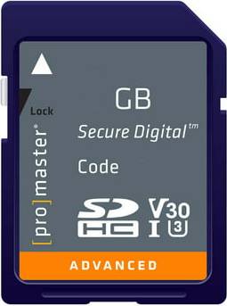 ProMaster 32GB SDHC Advanced U3 Memory Card