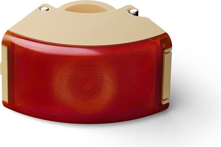 Bookman Curve Rear Light, Cykelbelysning Beige