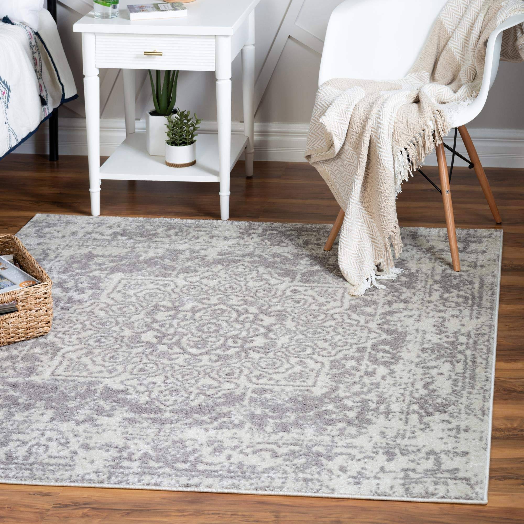 Rugs.com Rugs.com Arlington Collection White