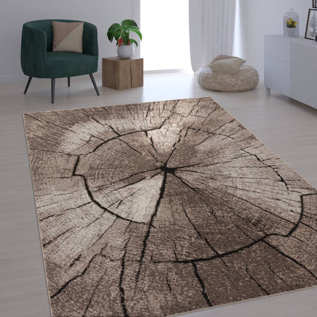 Union Rustic Tiphonnet Flatweave Grey/Brown Rug