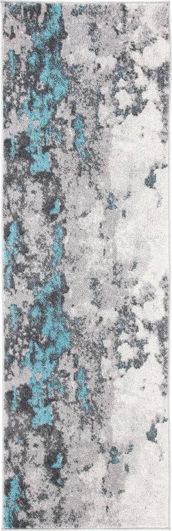 Williston Forge Drury Looped/Hooked Rug Turquoise