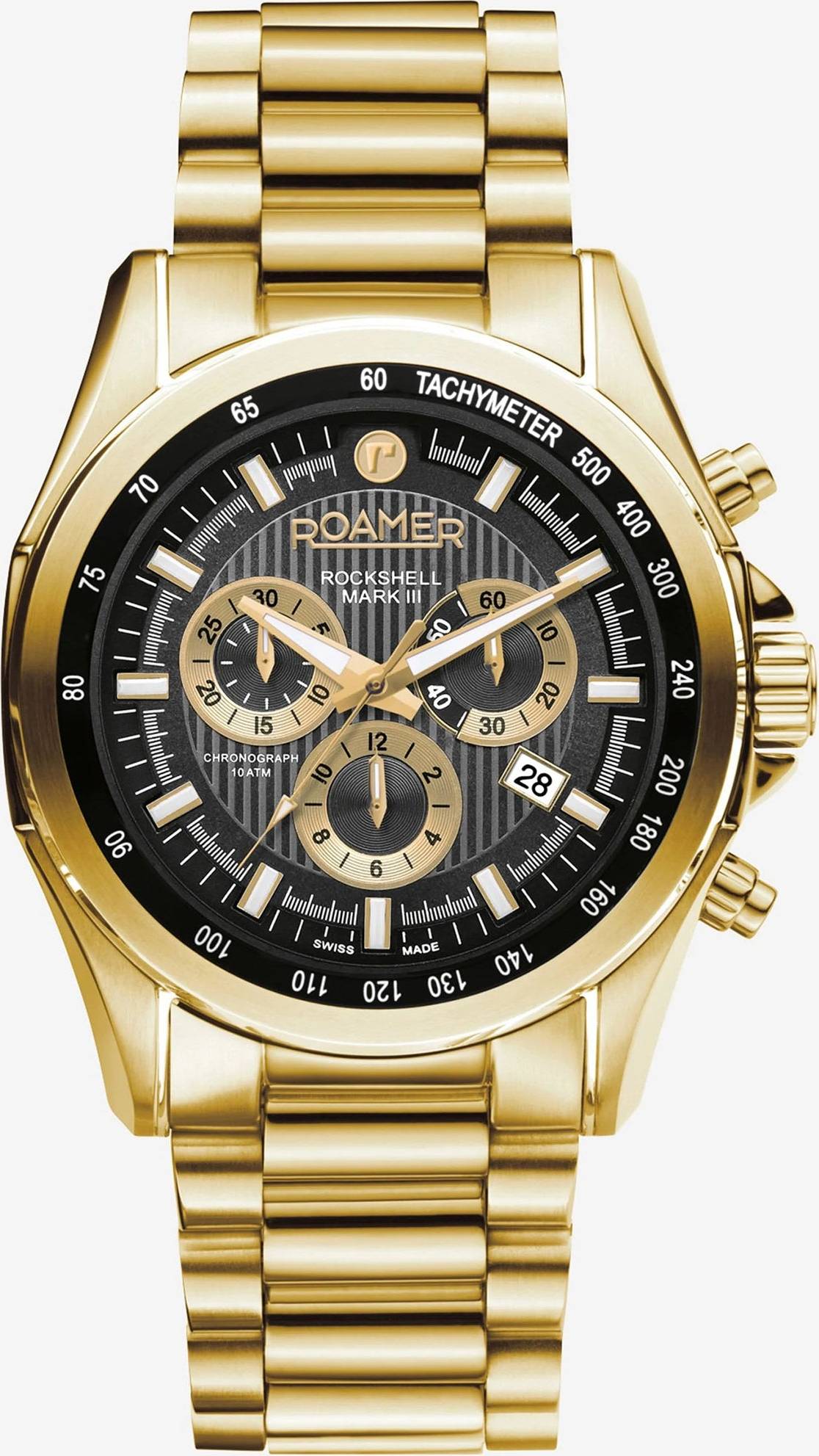 Roamer Rockshell Mark III Chrono Black
